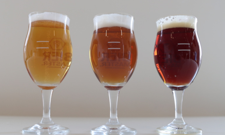 Verschillende soorten bier in een glas